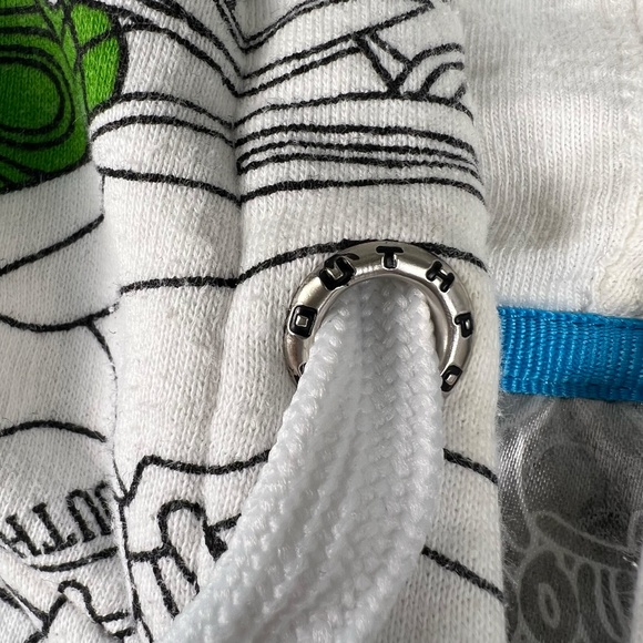 Vintage Y2K Southpole Hoodie AOP Sneaker Streetwear Grunge Sweatshirt Skater XL - Picture 5 of 16